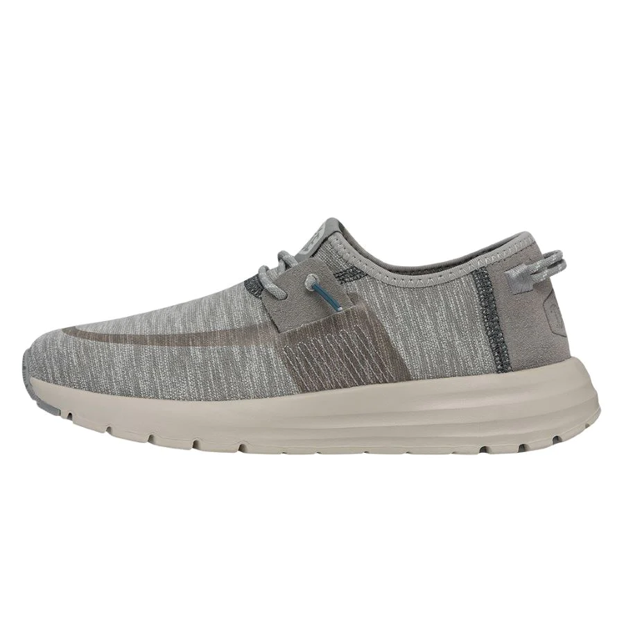 Hey Dude Sirocco Dual Knit Light Grey Girls Round Here