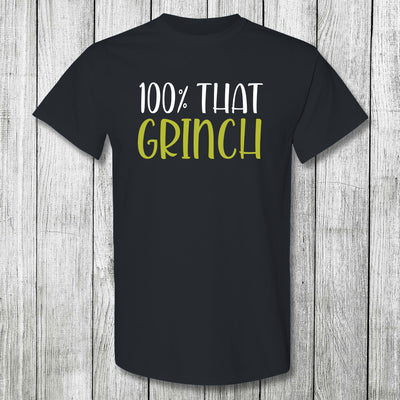 Daydream Tees 100% That Grinch Black