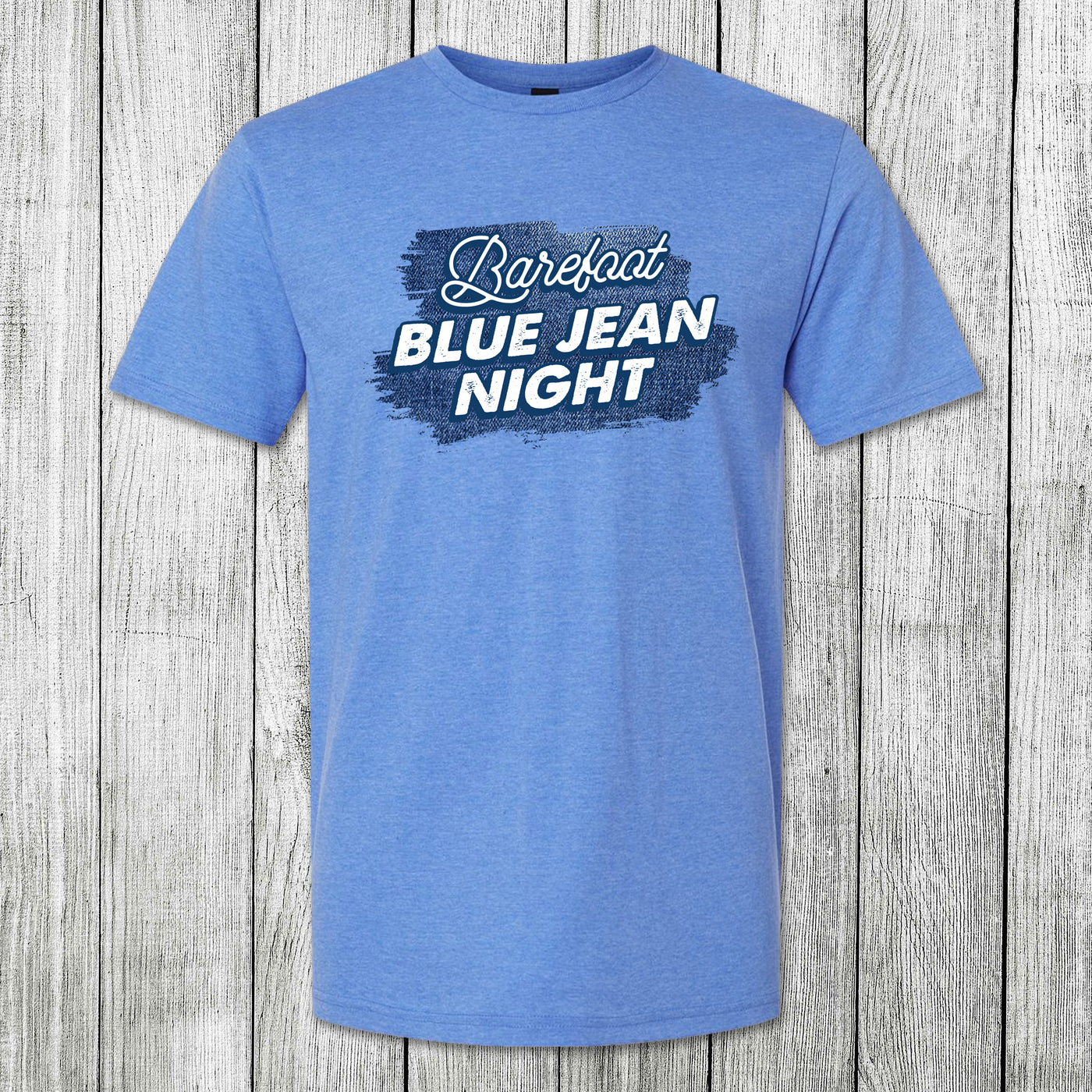 Daydream Tees Barefoot Blue Jean Night