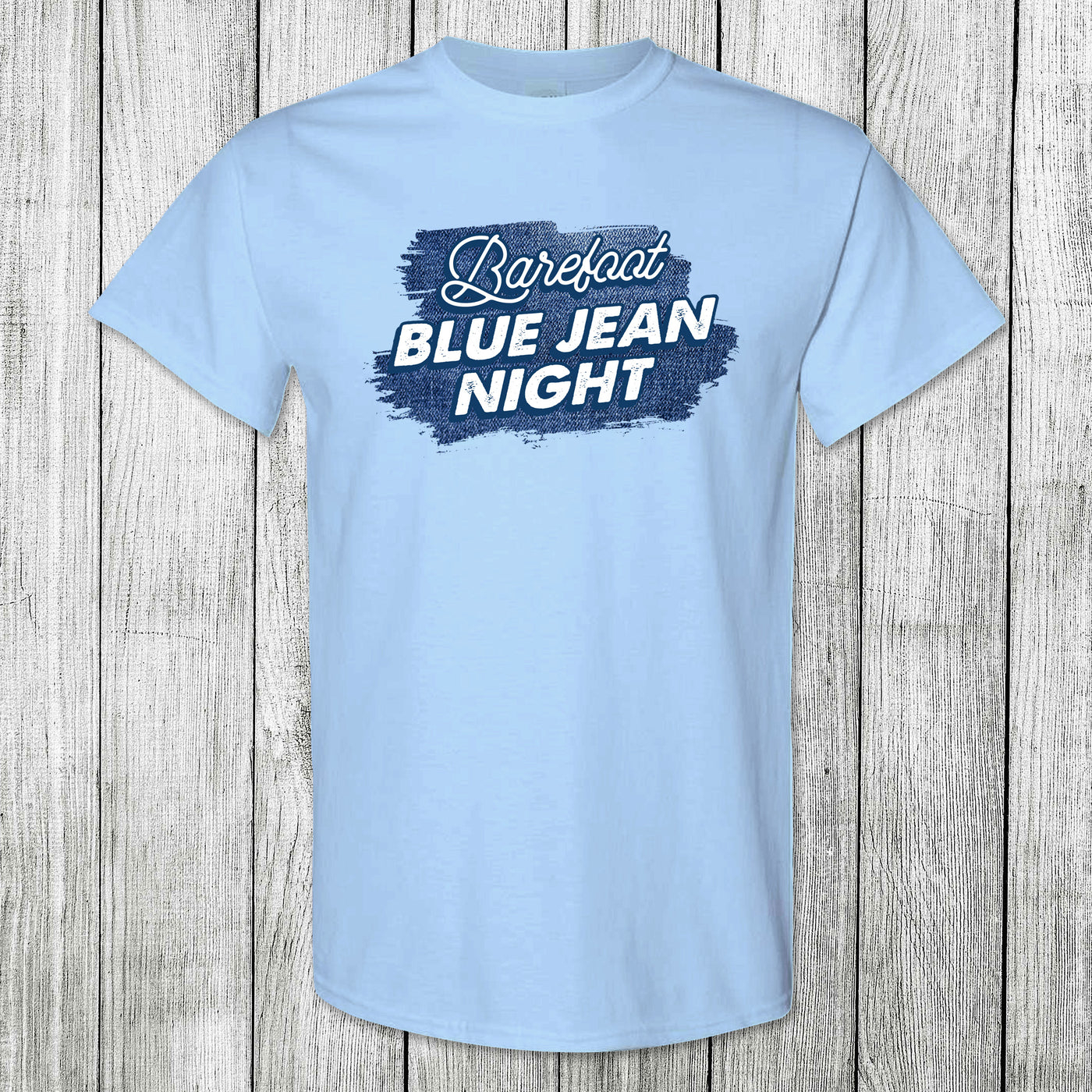 Daydream Tees Barefoot Blue Jean Night