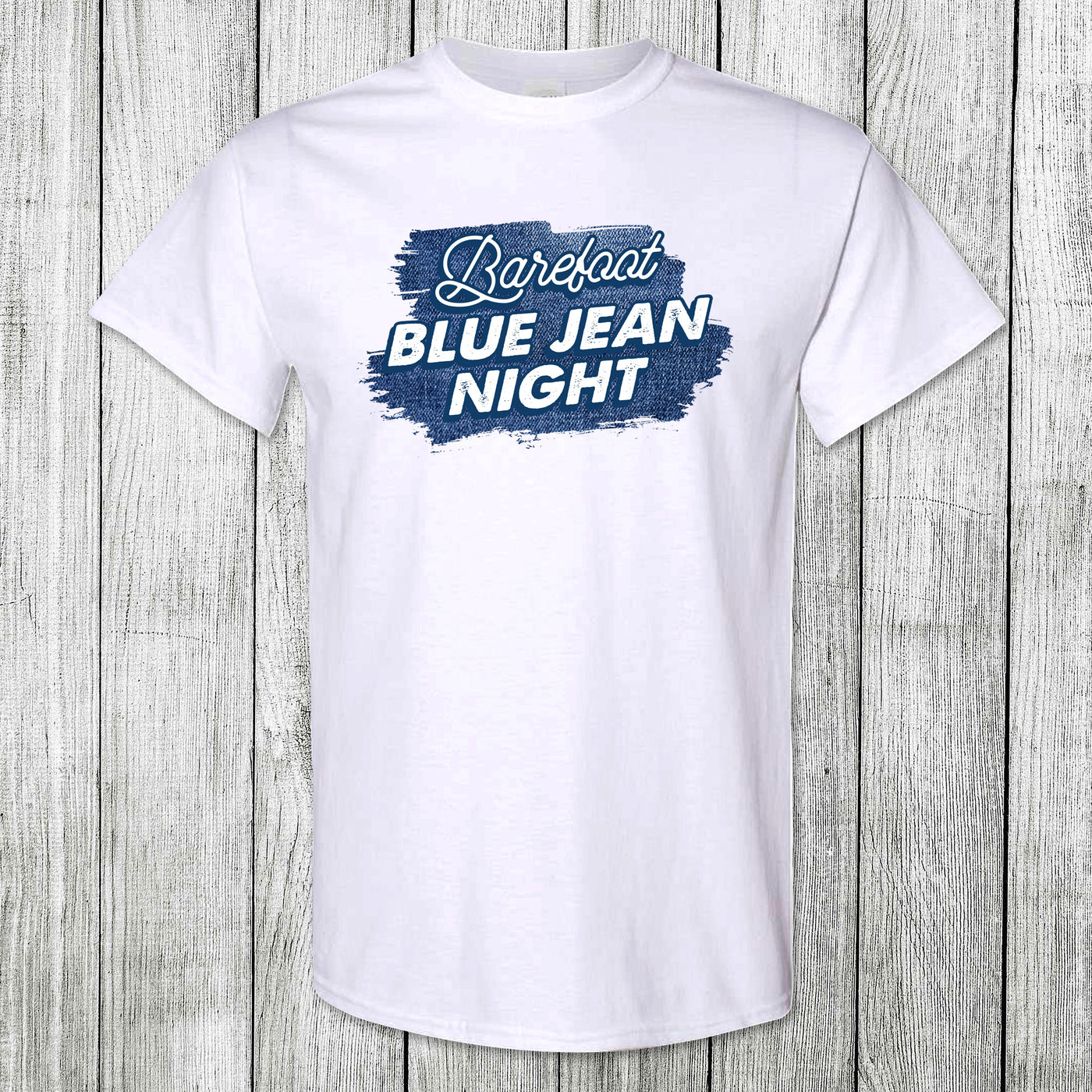 Daydream Tees Barefoot Blue Jean Night