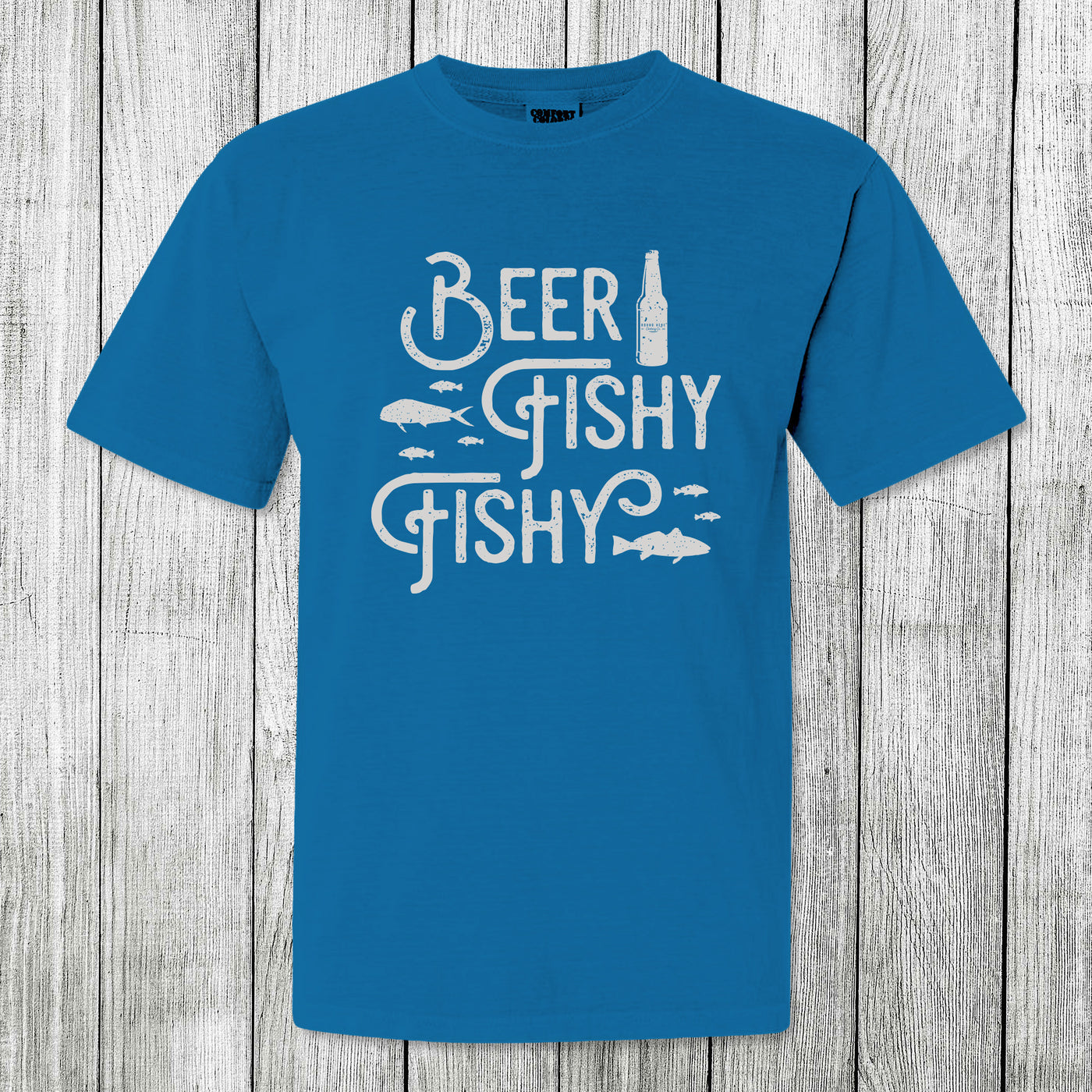 'Round Here Clothing Beer Fishy Fishy