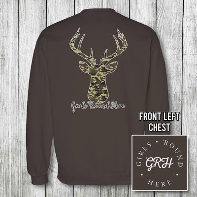 Girls 'Round Here Clothing Camo Buck