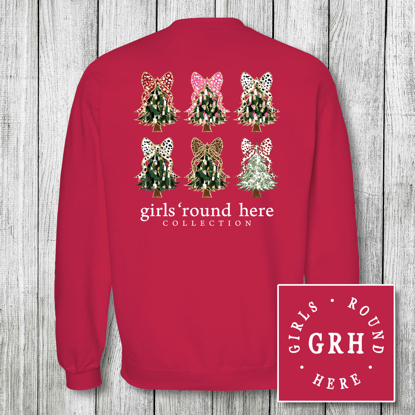 Girls 'Round Here Christmas Tree Bows