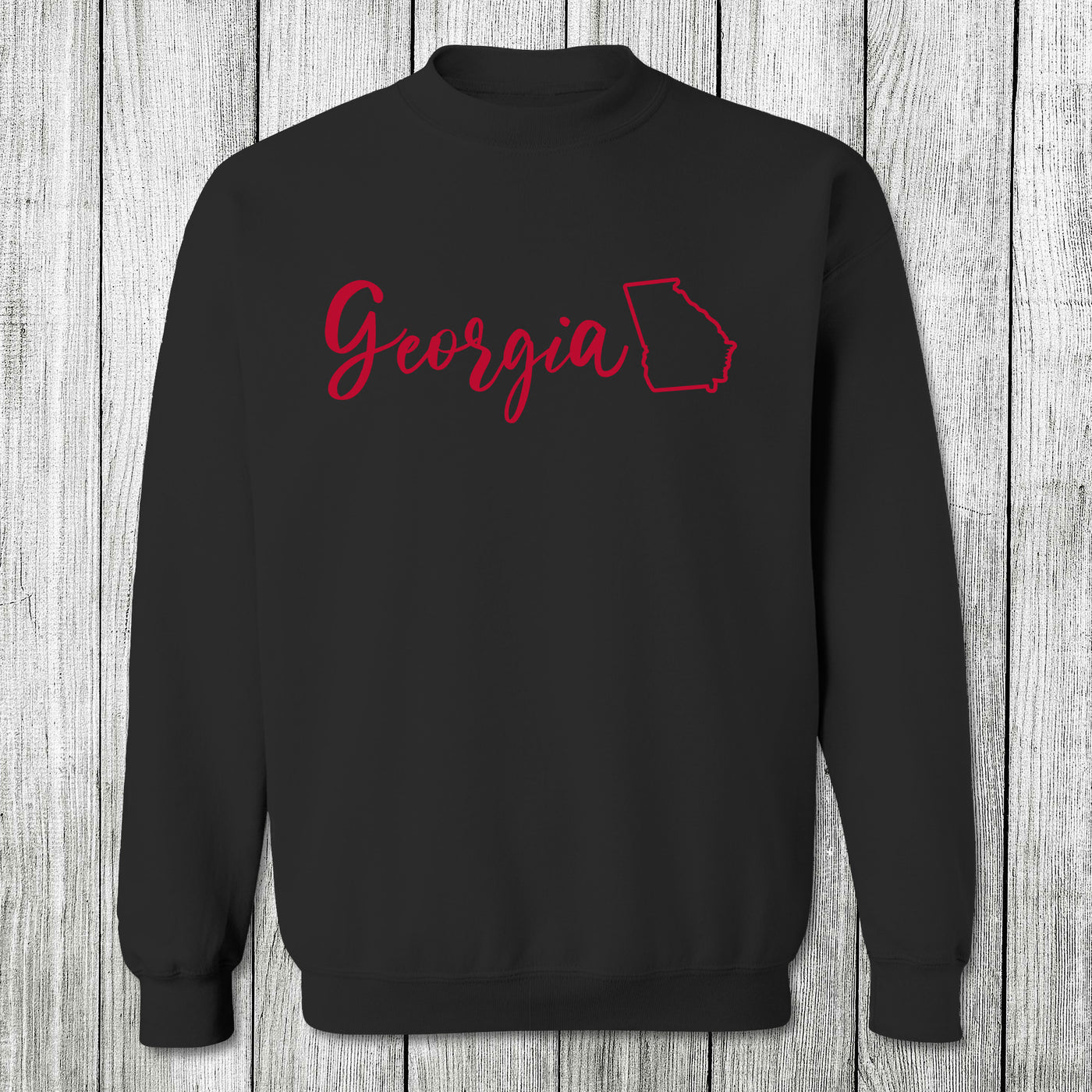 Daydream Tees Georgia Black Sweatshirt