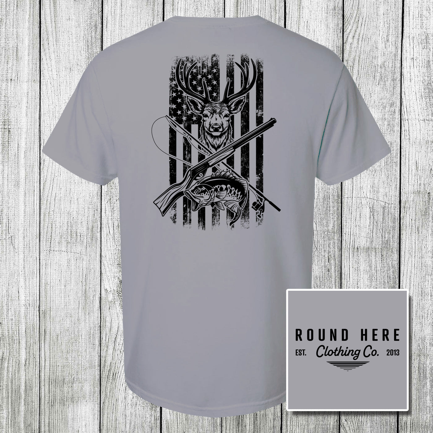 'Round Here Clothing Huntin and Fishin