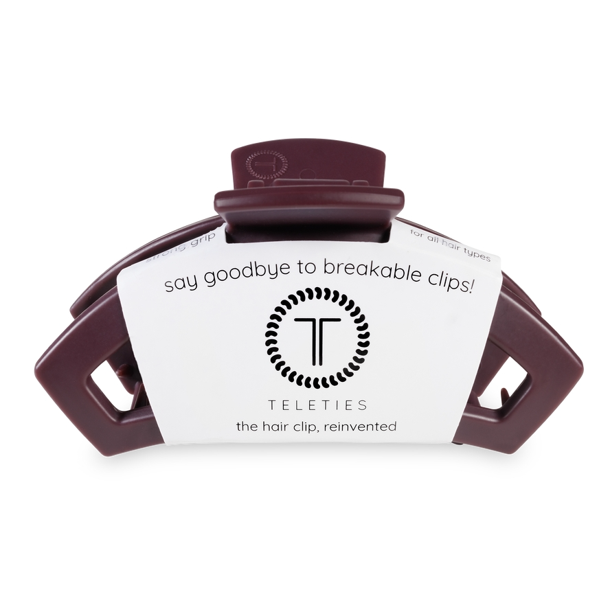 Open Hair Clip | Burgundy Bliss