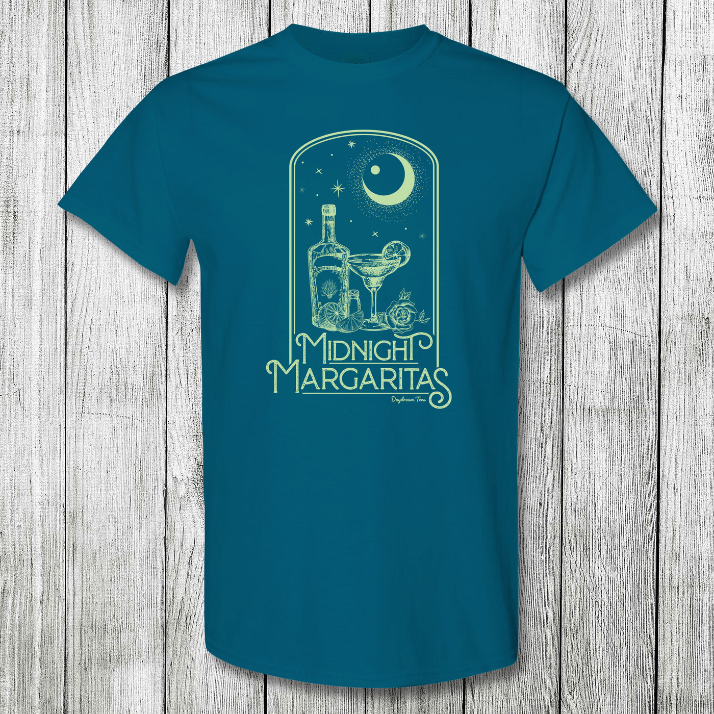 Daydream Tees Midnight Margaritas Galapagos Blue