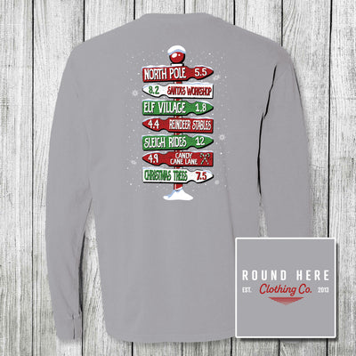 'Round Here Clothing North Pole Directions