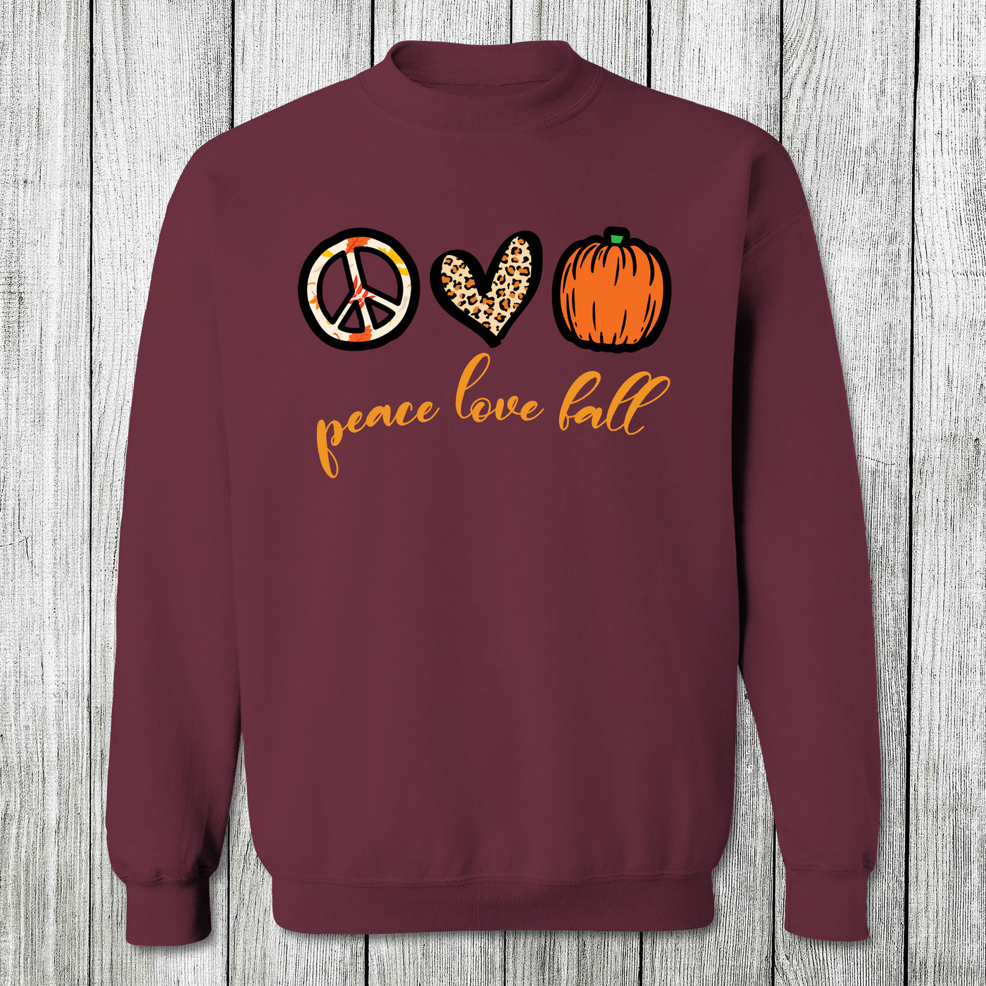 Daydream Tees Peace Love Fall