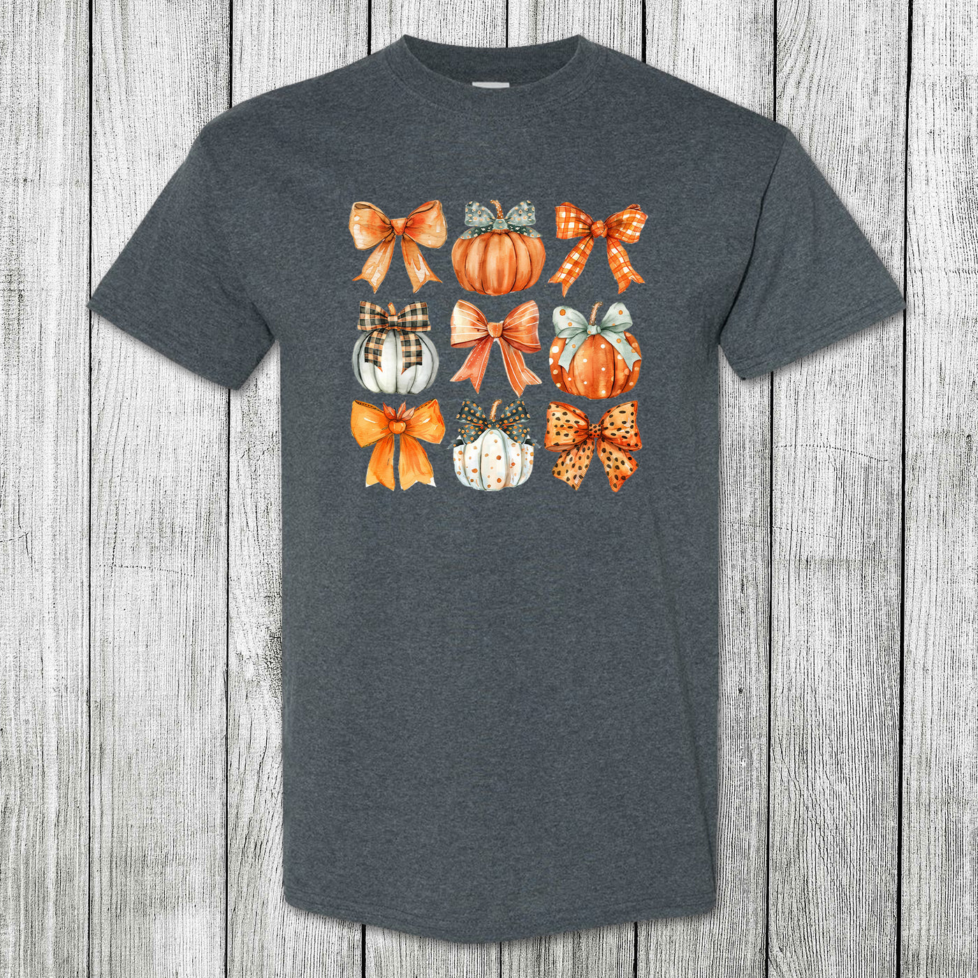 Daydream Tees Pumpkins and Bows