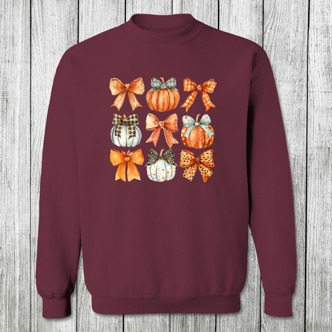 Daydream Tees Pumpkins and Bows