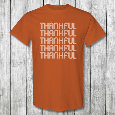 Daydream Tees Thankful Texas Orange