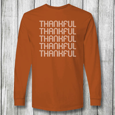 Daydream Tees Thankful Texas Orange