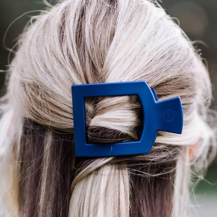 Teleties Square Flat Hair Clip Midnight Rain