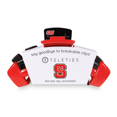 Teleties Classic College Hair Clip | N.C. State Univ.