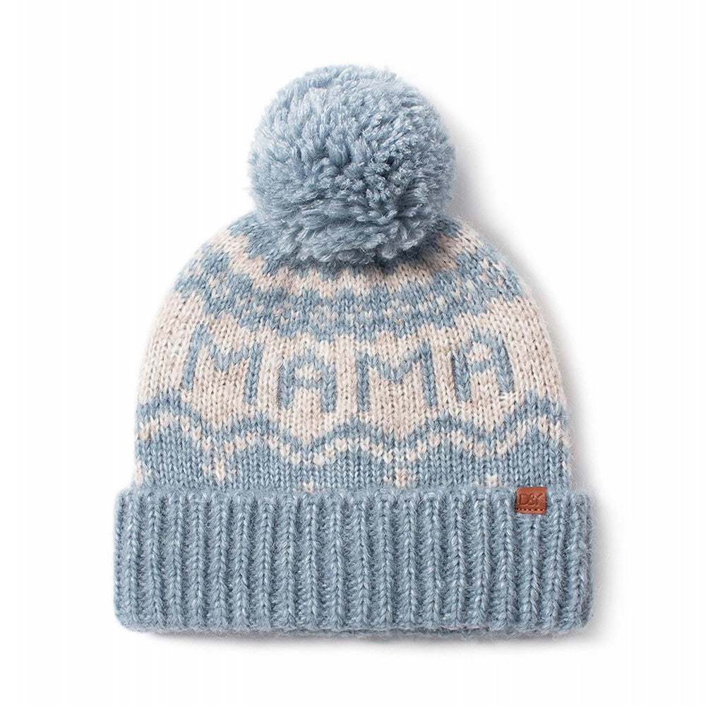 Mama Beanie Blue