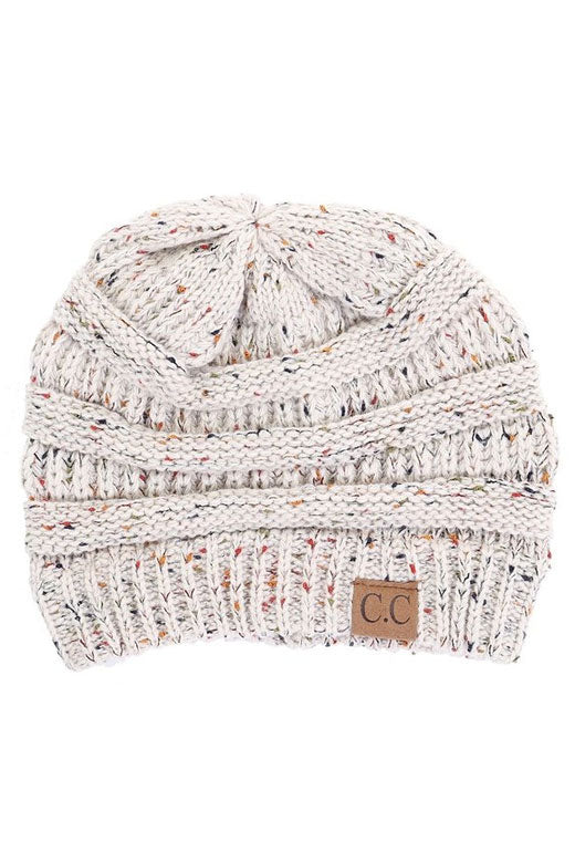 C.C. Speckled Beanie Ivory